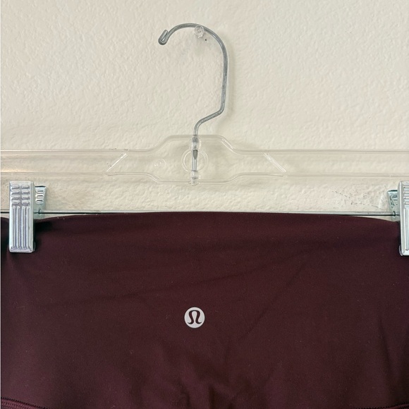 lululemon athletica Burgundy leggings ‘34 - Picture 3 of 6